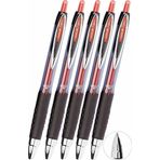 Kırmızı Pilot Kalem 5 Adet Uniball Signo 207 0.7 Mm Roller Pilot Kalem Umn-207 Likit Mürekkepli Pilot Kalem Jel Kalem