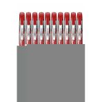 Kırmızı Pilot Kalem Nb-68 Needle Point Pen 10 Adet Scrikss Pilot Kalem 0.5 Mm İğne Uçlu Kalem İnce Uçlu Likit Mürekkepli