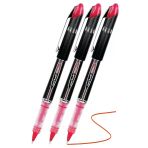 Kırmızı Pilot Kalem Ub-205 Vision Elite 0.5Mm 3 Adet Uniball Pilot Kalem 0.5 Mm Roller Uçlu Pilot Kalem İnce Uçlu Likit