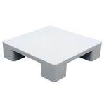 Kırmızı Plastik Palet Dayanıklı Polietilen AntiSlip Depolama Pedi Depolar ve Atölyeler için MoistureProof Dunnage Raf Su Geçirmez Açık Tahta 19.7 "x1"