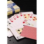 Kırmızı Plastik Su Geçirmez Blackjack Iskambil Oyun Kağıdı Cin385kr