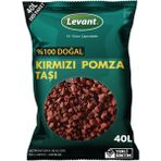 Kırmızı Pomza Taşı 40 L 10-15 mm
