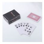 Kırmızı Pvc Plastik Su Geçirmez Jumbo Blackjack iskambil Oyun Kağıdı cin642kr