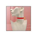 Kırmızı Renk Kadın Kadife Choker Kolye TYC00500114572
