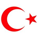 Kırmızı Renk Türk Bayrağı Sticker Ay Yıldız Araba Oto Sticker 30 Cm X 22 Cm
