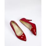 Kirmizi Rugan Stiletto 8 cm 9778 - 00Kırmızı