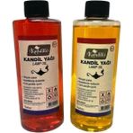 Kırmızı Sarı Kandil Yağı Kokusuz Dumansız Iç Mekan Gaz Lambası Yakıtı 250 ml 2'li Set - Akdeniz Rüzgarı - Seçenek 1