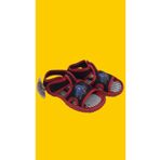 Kırmızı Siyah Gezer 00117 Unisex Çocuk Sandalet Siyah-Kırmızı 30