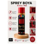 Kırmızı Sprey Boya 200 Ml 1 Adet Südor Hızlı Kuruyan Renkli Profesyonel Canlı Renk Ahşap Plastik Demir Metal Porselen