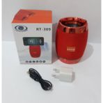 Kırmızı Taşınabilir Bluetooth Radyo ve Ses Sistemi Usb/sd Desteği - Altın - Turkuaz