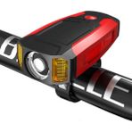 Kırmızı Tip 1 Pil Stili Bisiklet Işıkları Bisiklet Işıkları Led'ler Bisiklet Farı 130DB Korna Bisiklet Kilometre Hoparlörü Kalori Sayacı USB Şarjı 5 Işık Modu (Yurt Dışından)