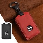 Kırmızı Volvo XC40 x XC90 V Araba Anahtar Kabı Deri Anahtarlık Kılıfı E-Ticaret Aksesuarları Oto Anahtarlık Kabuk Koruyucu Anahtarlık Case (Yurt Dışından) - 1