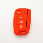 Kırmızı Vw Golf 7 Mk7 3 Düğmeli Katlanabilir Uzaktan Kumanda Anahtar Kılıfı Için Silikon Kapak (Yurt Dışından) - araba anahtarı kapağı