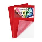 Kırmızı Yapışkanlı Keçe 50X70 Cm 3 Adet 2.0 Mm Kendinden Yapışkanlı Renkli Hobi Keçesi Elişi Keçe Kumaşı Anasınıfı