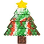 Kırmızı Yeşil Ağaç Stili Yeni Gökküre Pop Itme Kabarcıklı Duyusal Oyuncak Sıkma Komik Dinozor Baykuş Noel Ağacı Oyuncaklar (Yurt Dışından) - Renkli