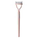 Kirpik Ayırıcı Kirpik Tarak Kirpik Ayırıcı Aracı MSQ Maskara Fırçası Kirpik Fırçası Ayırıcı Maskara Tarak Ark Tasarımlı Maskara Aplikatörü Kapaklı Çıplak Pembe (1 Adet)