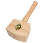 Kirschen 6160105 Marangoz Tokası/Ahşap Çekiç; Beyaz Kayın Ağacından Dişbudak Saplı; Baş Uzunluğu: 105 mm, Ağırlık 400 g, DIN 7461