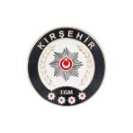 Kırşehir Polis Kol Arması 3D Plastik Tpu, Yeni Tip, Cırtlı, Standart Ölçü, 1.Sınıf Kalite