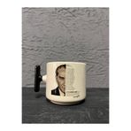 Kırtasiye Ofisi Atatürk ve Türk Gençliğine Hitabesi Siyah Kulplu T Ofis Hediyesi Bardak Kupa Fincan MUG
