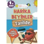 Kırtasiyejet 1. Sınıf Tatıl Setı - 1. Sınıftan 2. Sınıfa Geçenler İçin Haarika Beyinler Yaz Tatil Seti ve Neşeli Dostlar Orman 10 Kıtap Okuma Seti
