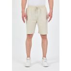 kırtex sport k teks şekil Erkek Bej Comfort Fit Keten Şort & Bermuda