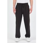 kırtex sport k teks şekil Erkek Kahverengi Relaxed Fit Keten Pantolon - Beli Lastikli, Pamuklu, Yazlık