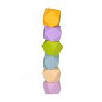 KırtKırt Ahşap Tumi Ishi Ahşap Denge Blokları 6'lı Pastel Set