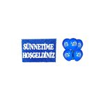 kirvemsünnetdünyası Sünnetime Hoşgeldiniz Strafor Kapı Süsü 5 Adet Balon Seti Sünnet