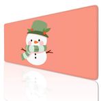 Kış Büyük Fare Altlığı Oyun Mouse Pad Büyük 24x12 inç Klavye Mat Kaymaz Kauçuk Tabanlı, Mousepad Yıkanabilir Genişletilmiş Büyük Fare Paspasları, Ev Ofis Çalışmaları için Fare Altlığı 3-948