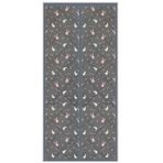 Kış Manyetik Kapı Ekranı - Veranda Garajı ve Bodrum Katı için Kalın Yalıtımlı Perde - Rüzgar Geçirmez Ses Geçirmez ve - Gri PU Deri 110 cm x 210 cm