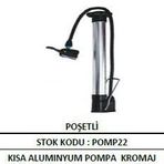 KISA ALUMINYUM POMPA KROMAJ RENKLİ PLASTİK HORTUMLU YÜKSEK BASINÇ
