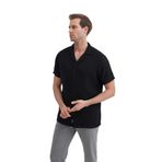 Kısa Kol Erkek Gömlek SİYAH XXL TABA