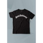 Kısa Kollu Çocuk Tişört San Andreas Tipografi Siyah Baskılı T-Shirt Siyah