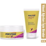 Kişisel Ecza Percutane Hızlı Etkili Rahatlatıcı Ağrı Giderici Masaj Kremi 50 ml ( Kavanoz +Tüp ) 2'li Set