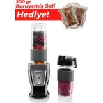 Kişisel Siyah 300 W Smoothie Blender, Shake'n Take ile Pratik Kullanım - Ahşap