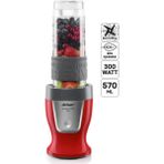Kişisel Smoothie Blender 300W Buz Kırma 570ML Kırmızı AR1120 - Altın - Turkuaz
