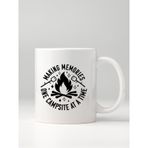 Kişiselleştirilebilir Kamp Temalı Making Memories Tasarımlı Hediyelik Kupa Bardak - 330 ml