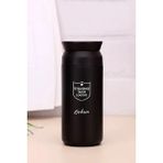 Kişiye Özel 500 ml Paslanmaz Çelik Takım Baskılı Termos 8 Saat Isı Koruma Kahve ve Çay Termosu - Siyah