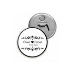 Kişiye Özel Açacaklı Düğün Magnet - Nişan Magnet - Söz Magnet ( 25 Adet )