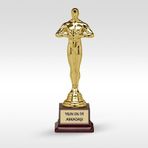 Kişiye Özel Ahşap Ayaklı Oscar Ödülü (27 Cm.)