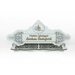 Kişiye Özel Ahşap Masa İsimliği
