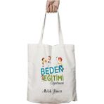 Kişiye Özel Beden Eğitimi Öğretmeni Raket Iki Tarafı Kalıcı Baskılı Yıkanabilir Çanta