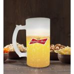 Kişiye Özel Bira Logolu Buzlu Cam Bira Bardağı 50cl-4