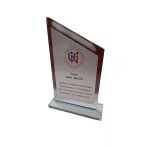 Kişiye Özel Cam Plaket - Öğretmene Plaket - Mezuniyet Plaketi - Ekonomik Plaket