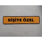 Kişiye Özel Dekor Plaka Sarı (52X11,5Cm) Cam İçi Dekor Levha, Dekor Plaka