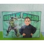 Kişiye Özel Fotoğraf Baskılı Mdf Dikdörtgen Puzzle A4 - 12 Parça
