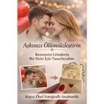 Kişiye Özel Fotoğraflı Mektup Zarf Tasarımlı Anahtarlık Romantik Hediye Sevgililer Günü