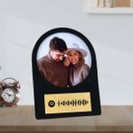 Kişiye Özel Fotoğraflı Sopotify Uyumlu Ahşap Masa Üstü Çerçeve