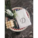 Kişiye Özel Harf Nakışlı El Havlusu-Moderntasarım - 30 x 50 cm - Kahverengi - Yeşil - Beyaz - Hardal