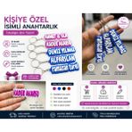 Kişiye Özel Isimli Anahtarlık – 3D Baskı Renkli Tasarım, Istediğin Isim Yazılır, Hediye Anahtarlık